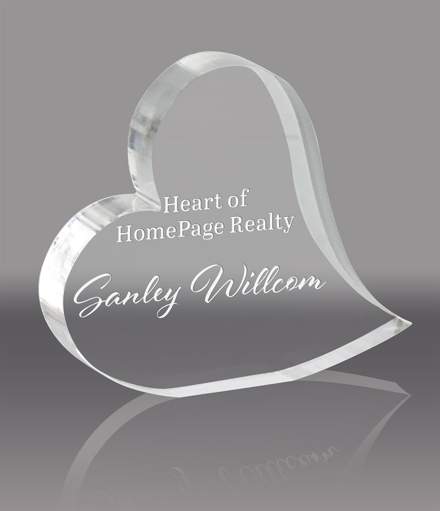 Acrylic Sweeping Heart [ARSWPHRT]