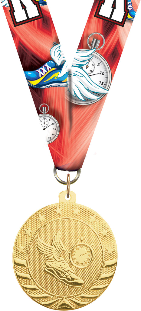 2" Track Starbrite Medal [MJSB2-TK]