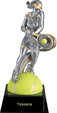 Tennis Female Motion Xtreme Resin Trophy