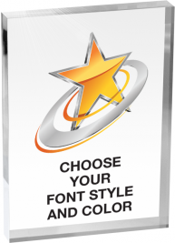 Stars Vibrix Acrylic Award [ACB68V-STR]
