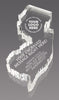 New Jersey Paperweight Acrylic Award - 6x3 [ASTT-NJ-Q]