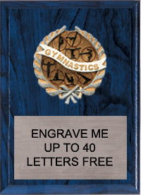 7"x9" Gymnastics Millennium Plaque [PMC79-GG]