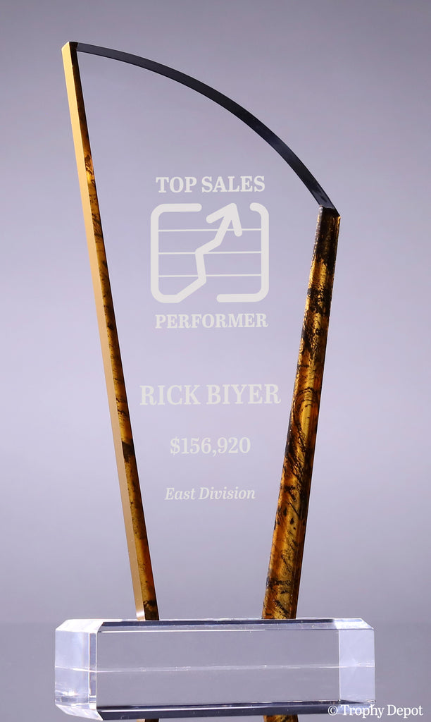 Avanti Acrylic Award - Gold [AJCP82-GLD]