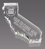 California Paperweight Acrylic Award - 6x3 [ASTT-CA-Q]