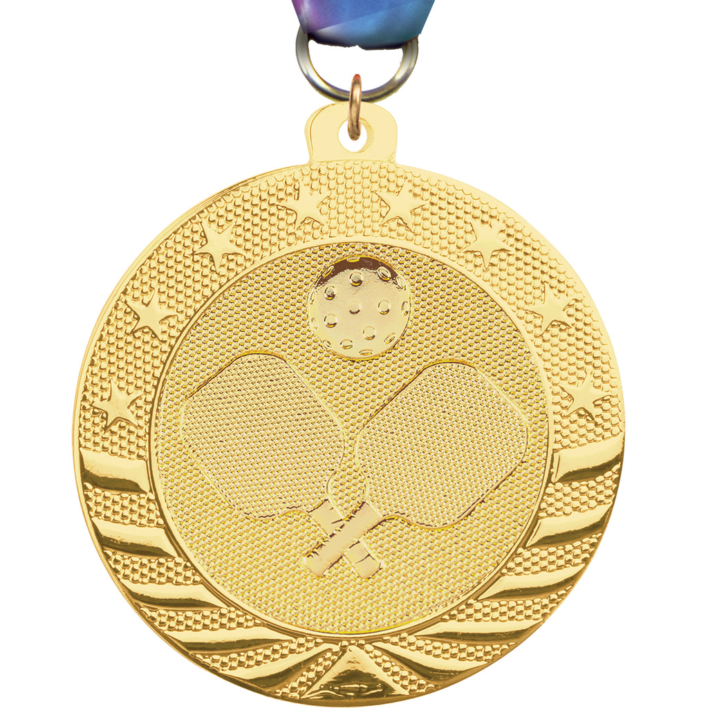 2" Pickleball Starbrite Medal [MJSB2-PKLBL]