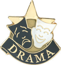 Scholastic Star Pins- Drama [PB115]