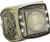 Finalist Championship Ring with Activity Insert- Baseball Gold [RGSJ-G-FIN-BS]