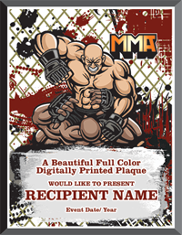 Mixed Martial Arts Graphix Plaque [PGFX57-MMA]