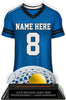 Lacrosse Male Jersey Colorix-T Acrylic Trophy- Blue [TACR7-JSY-LC-BLU-M-Q]