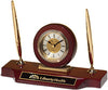 Desk Clock with Double Pen Set [TDC854]