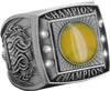 Championship Ring with Activity Insert- Softball Silver [RGSJ-S-CHMP-SB]