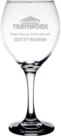 Engravable Bouquet Wine Glass [CBWG13]
