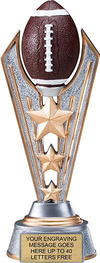 Football Triple-Star Victory Resin Trophy [RMV9-FB]