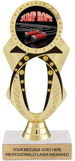 Black Gold Color Insert Trophy [Ti-J29]