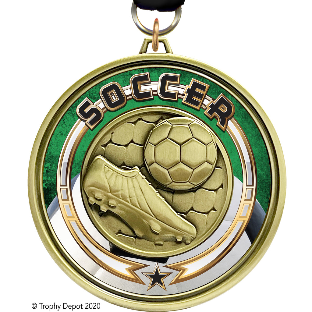 3" Eclipse Insert Medal - Soccer - TD Exclusive! [MEL1-SC]
