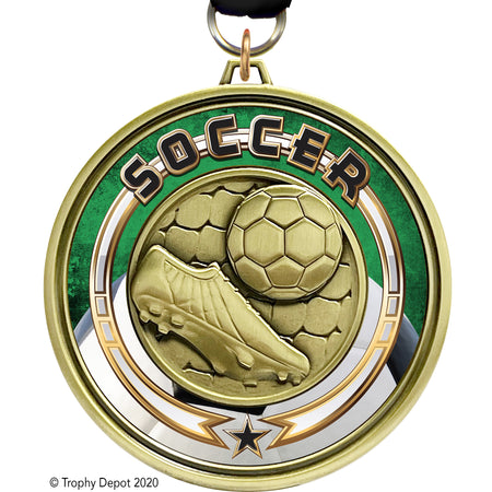 3" Eclipse Insert Medal - Soccer - TD Exclusive! [MEL1-SC]