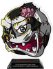 Exclusive Soccer Zomball Colorix-T Acrylic Trophy - 8.25 inch [TACR8-ZMBL-SC-Q]