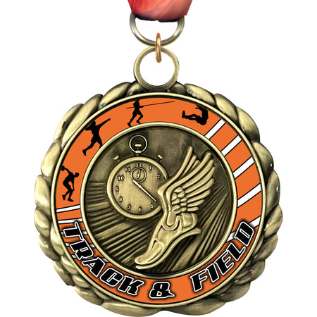 2.5" Track Wraparoundz Insert Medal [MWZ2-TK]