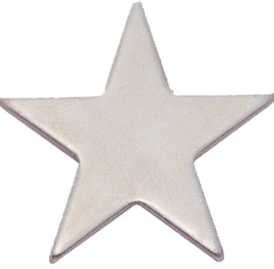 Silver Flat Star Pin [PCM-STR-464S]