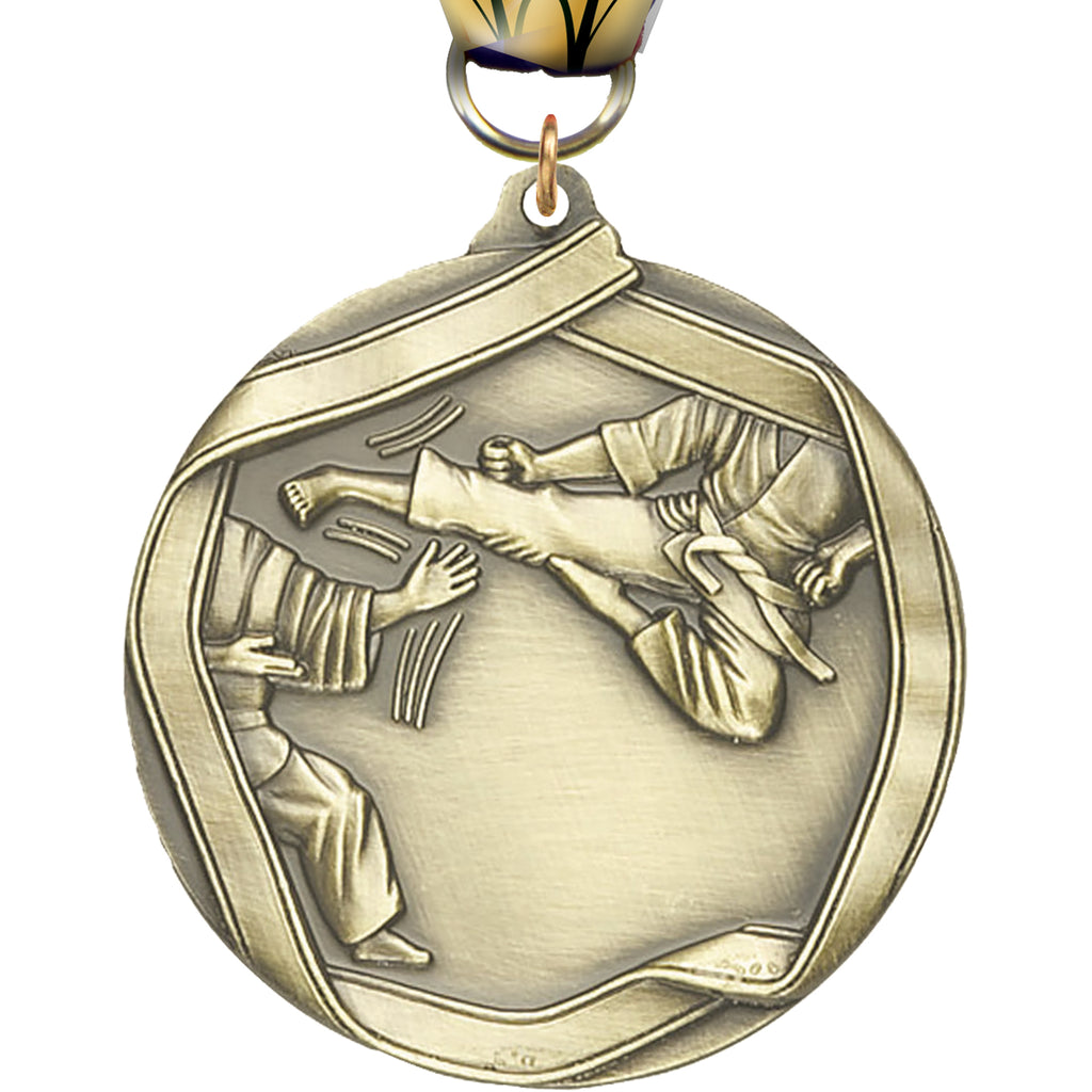 Martial Arts Banner Edge Medal [M2RE-MA]