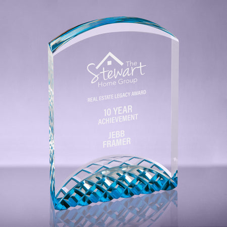 Blue Horizon Acrylic Award - 4 x 6 [AJH-BLU-6]