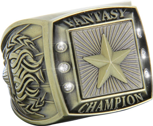 Fantasy Champion Ring with Activity Insert- Star Gold [RGSJ-G-FANCH-STR]