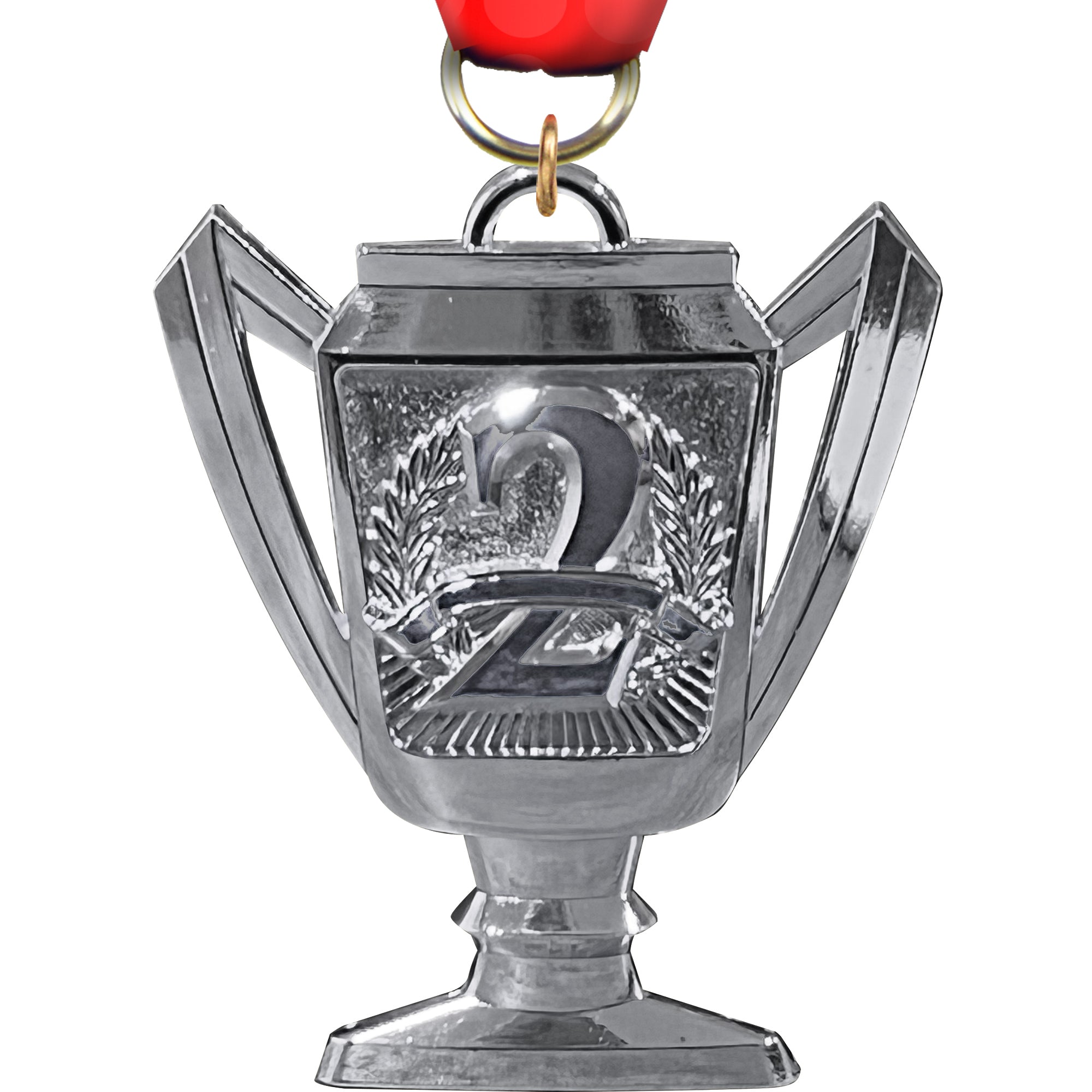 2nd Place Bright Silver Trophy Cup Medal [MTM27-2ND] – Trophy Depot