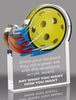 Pickleball Splatters Acrylic Award- 5x6 inch [ASLM-56-PKLBL-Q]