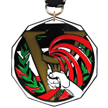 Victory Decagon Painted Medal [MDCM2-VY]