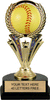 Softball Trophy with Spinning Ball [TSB2D-SB]