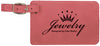 Pink Leatherette Luggage Tag [LTJ-371]