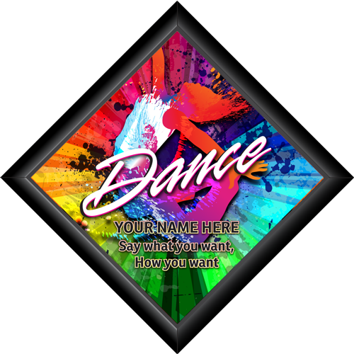 Diamond Plaque- Dance [PFCDIA-8-DC]