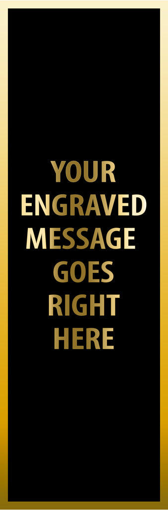 3 x 9.05 inch Additional Metal Engraving Plate [EP4334]