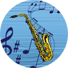 Music- Saxophone Insert [TD-1051]