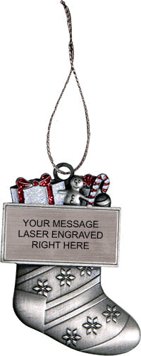 3D Christmas Stocking Ornament [XMSO-45]