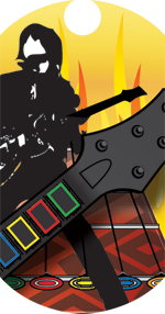 Guitar Hero Dog Tag Insert [DT-1258]