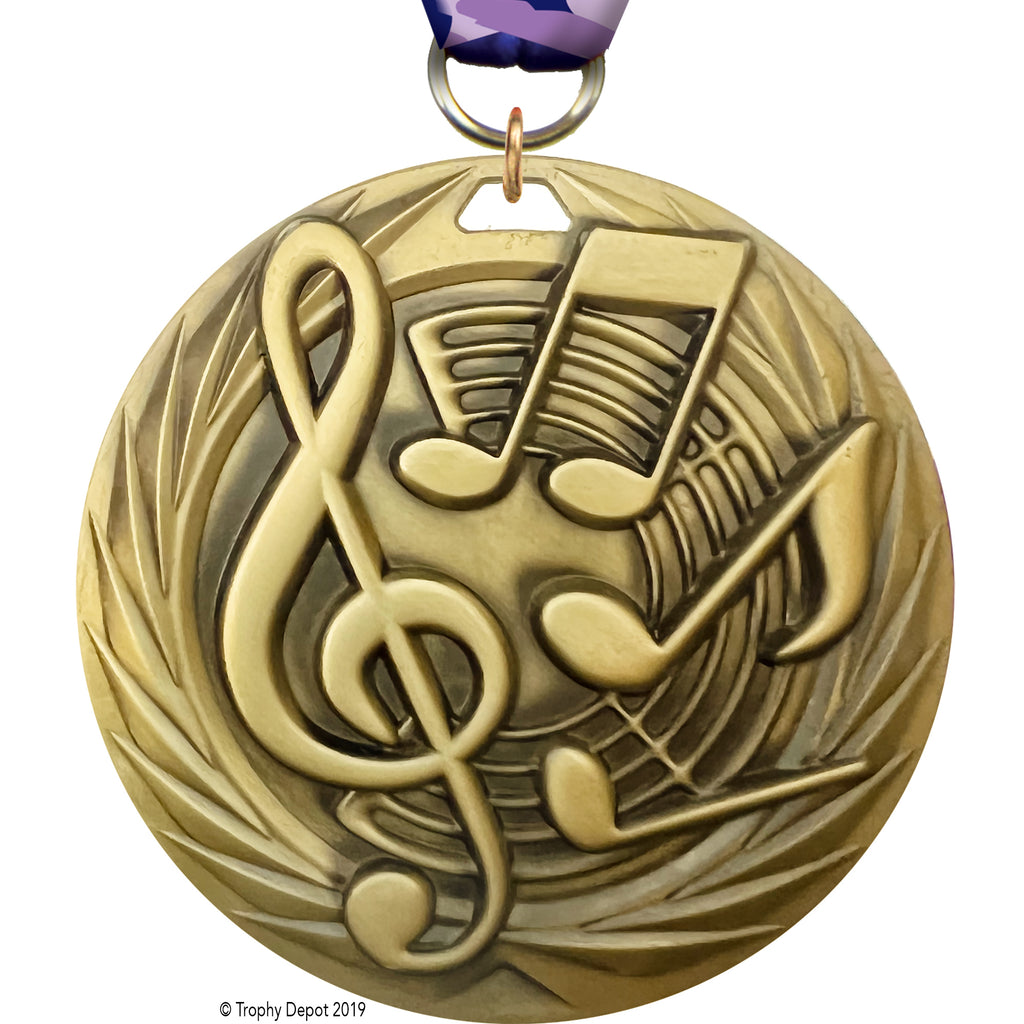 Music 2.75 inch Blade 3D Diecast Medal [MBD2-MC]
