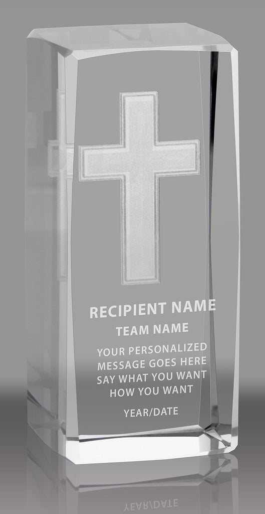 Cross 3D Laser Sport Crystal [CMSPRT-RL]