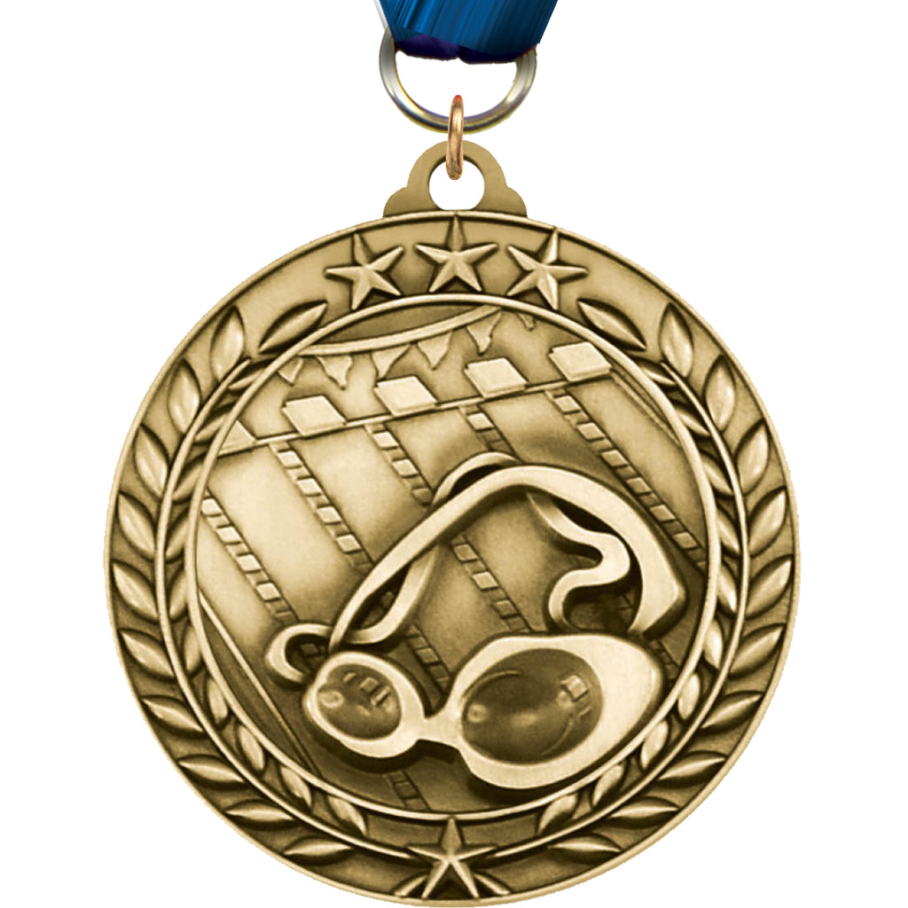 Swimming Dimensional Medal