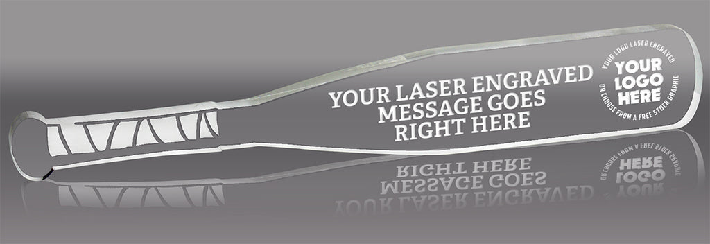 Acrylic Softball Bat Award - 21 inch [ABAT-SB-21-Q]