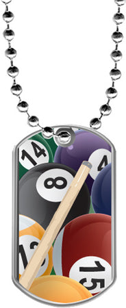 Billiards Dog Tags [DTLAM2-BL]