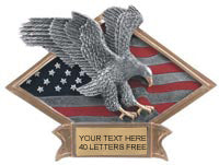 Eagle Dimensional Diamond Resin Trophies