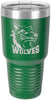Polar Camel 30 oz. Ringneck Green Vacuum Insulated Tumbler w/Clear Lid [TVIJ315]