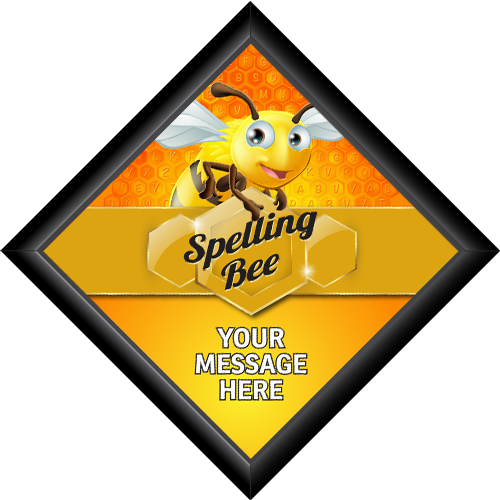 Diamond Plaque- Spelling Bee [PFCDIA-14-SPB]