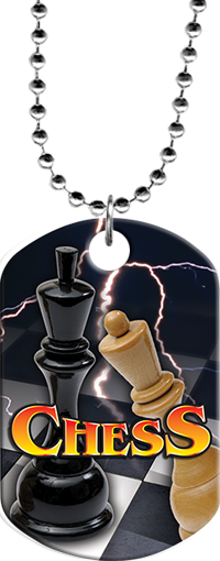 Chess Monster Dog Tag [DTXL-CS]
