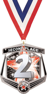 2nd Place Marquee Insert Medal [M3MRQ-PLACE]