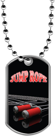 Jump Rope Dog Tags [DTLAM2-JMPRP]