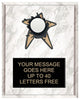 Golf Spring Loaded Plaque [PRBI810-GL]