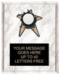Golf Spring Loaded Plaque [PRBI810-GL]