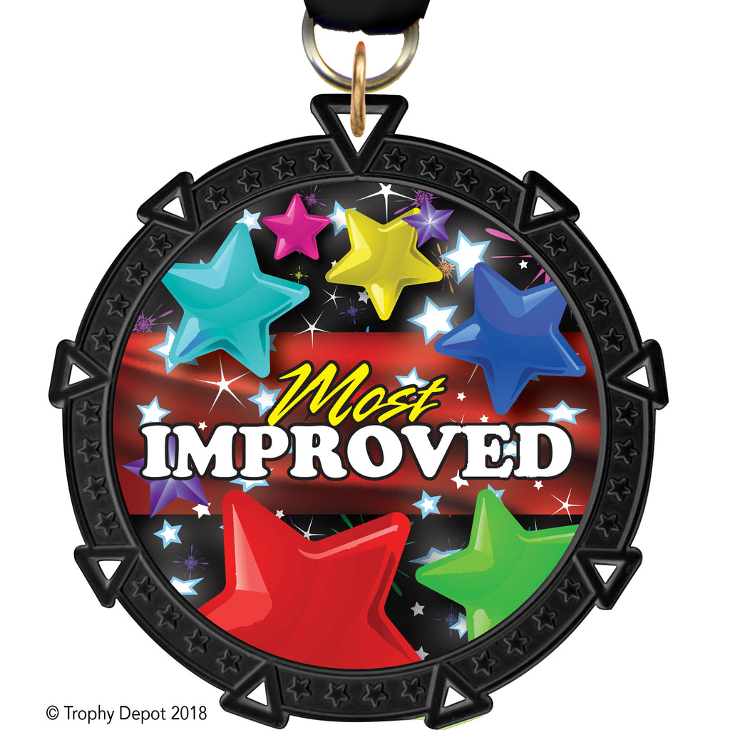 2.5" Black Starforce Insert Medal - TD Exclusive! [M36STR-BLK]